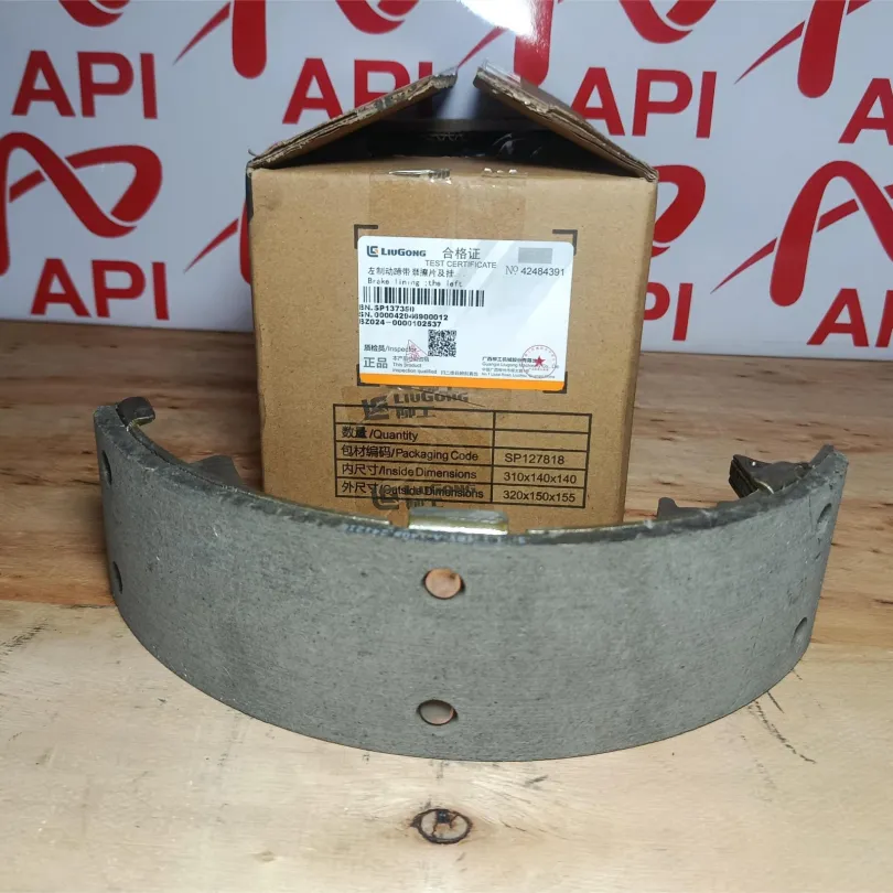 Guốc phanh (má phanh) xe xúc lật Liugong 3 tấn