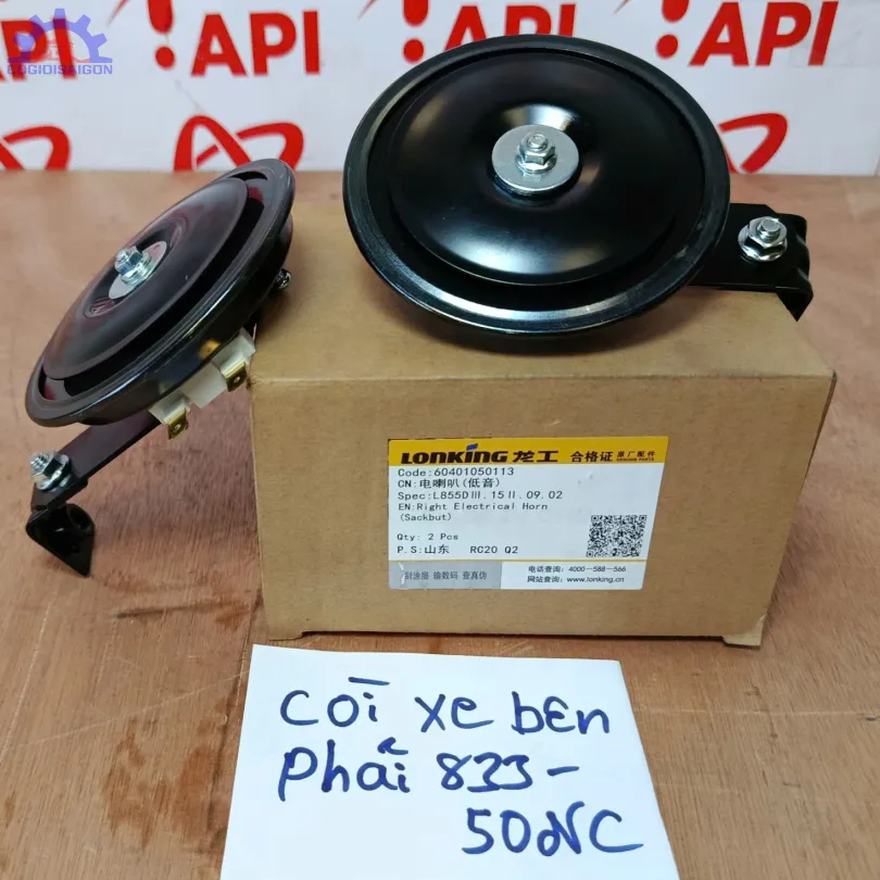 Còi điện xe xúc lật Lonking (trái & phải)
