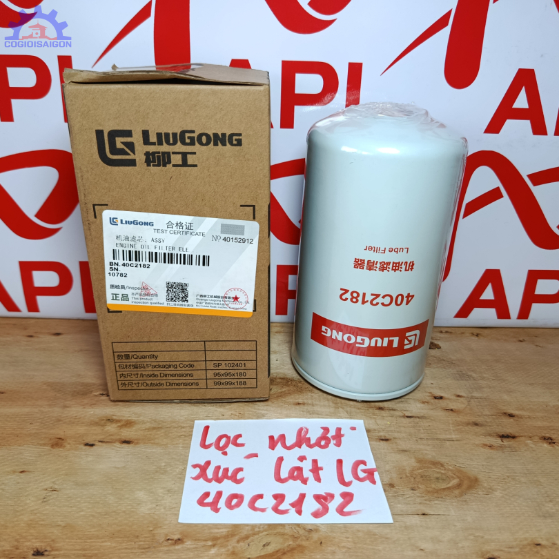 lọc nhớt xe xúc liugong 